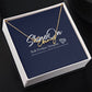 Signature Name Message Card Template