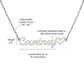 Halloween Pickler Heart Name Necklace