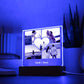 Personalized Photo Collage LED Light, Valentine Plaque, Engagement Gift, Personalized Couples Gift, Gift for Her, Gift for Him
