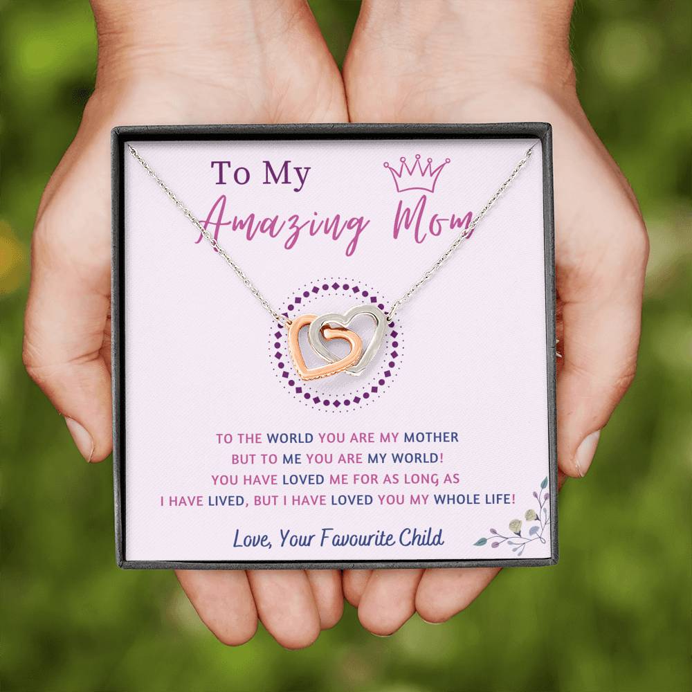 Amazing Mom - Interlocked Hearts