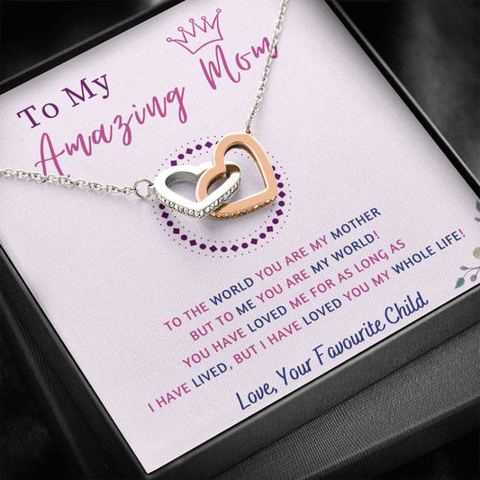 Amazing Mom - Interlocked Hearts