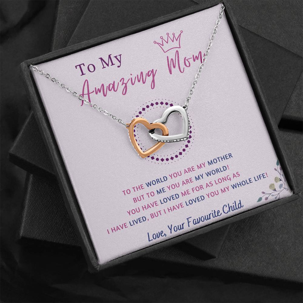 Amazing Mom - Interlocked Hearts