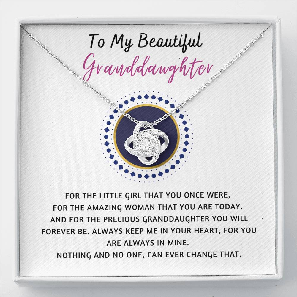 Beautiful Granddaughter - Love Knot
