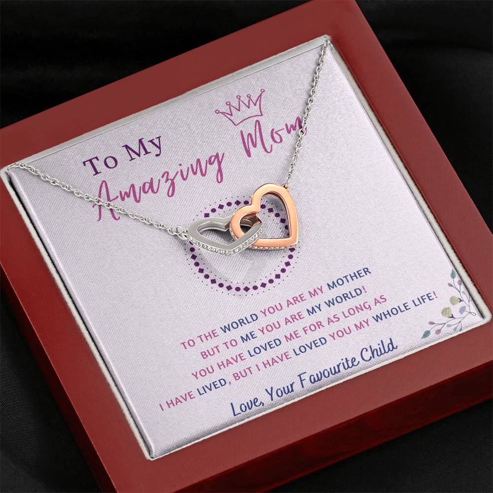 Amazing Mom - Interlocked Hearts