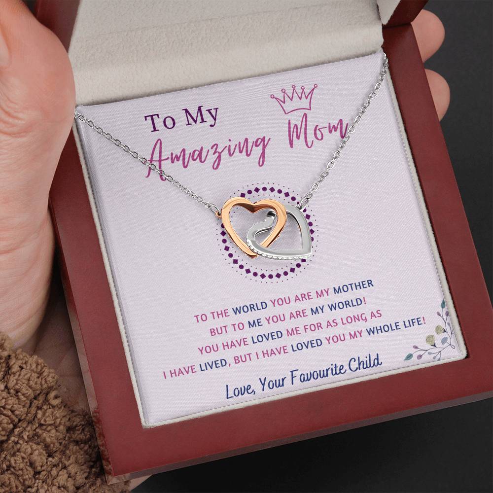 Amazing Mom - Interlocked Hearts